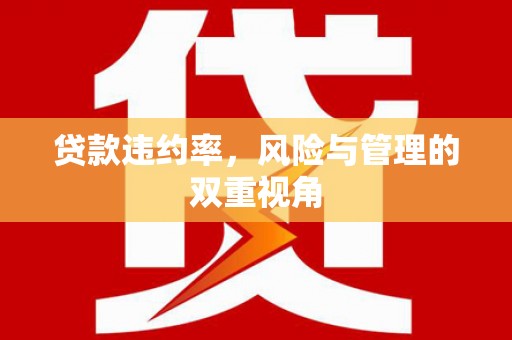 莫旗贷款违约率，风险与管理的双重视角