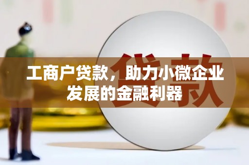 莫旗工商户贷款，助力小微企业发展的金融利器
