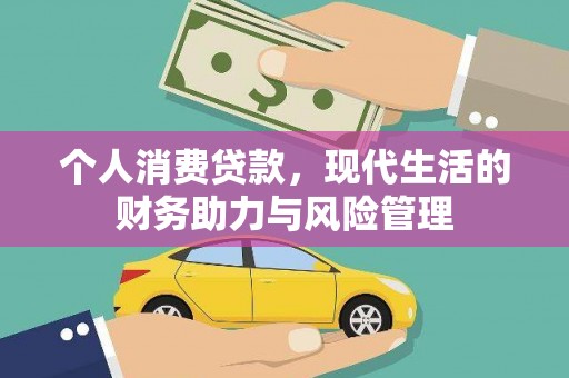 莫旗个人消费贷款，现代生活的财务助力与风险管理