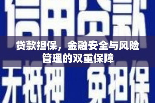 莫旗贷款担保，金融安全与风险管理的双重保障