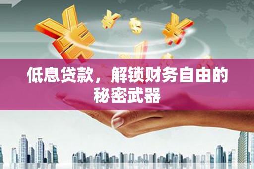 莫旗低息贷款，解锁财务自由的秘密武器