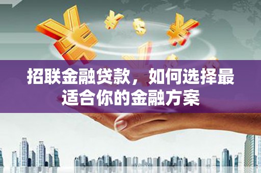 莫旗招联金融贷款，如何选择最适合你的金融方案