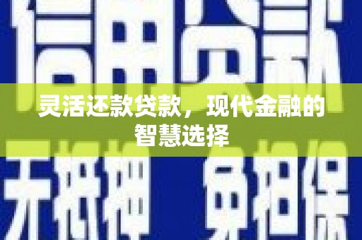 莫旗灵活还款贷款，现代金融的智慧选择