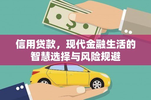 莫旗信用贷款，现代金融生活的智慧选择与风险规避