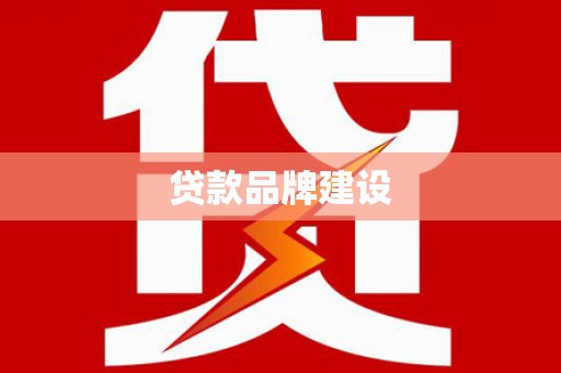 莫旗贷款品牌建设