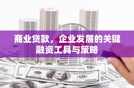 莫旗商业贷款，企业发展的关键融资工具与策略