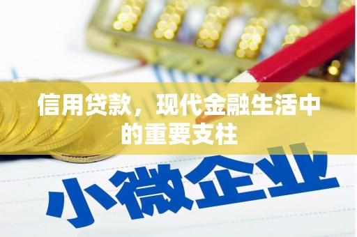 莫旗信用贷款，现代金融生活中的重要支柱