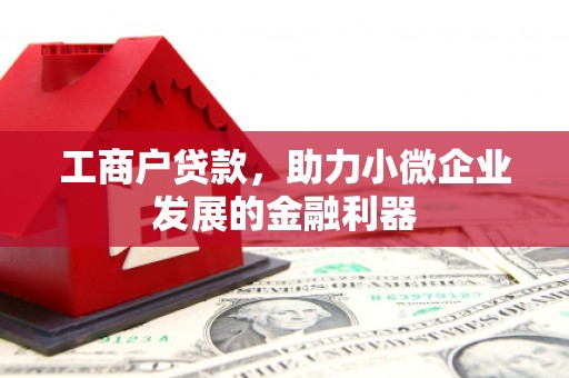 莫旗工商户贷款，助力小微企业发展的金融利器