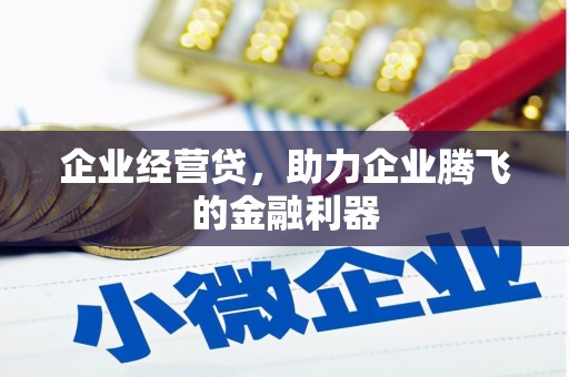 莫旗企业经营贷，助力企业腾飞的金融利器