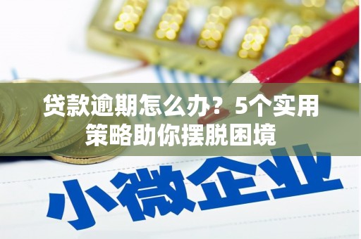 莫旗贷款逾期怎么办？5个实用策略助你摆脱困境
