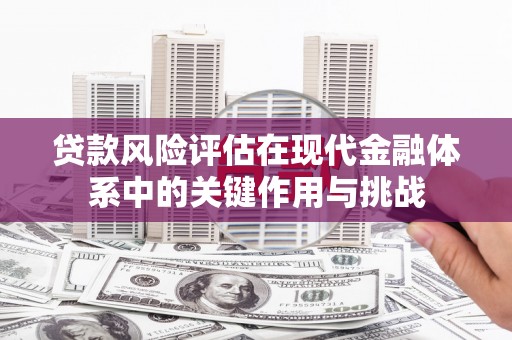莫旗贷款风险评估在现代金融体系中的关键作用与挑战