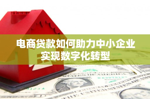 莫旗电商贷款如何助力中小企业实现数字化转型