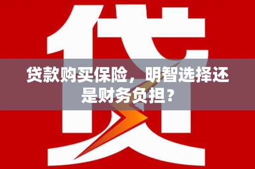 莫旗贷款购买保险，明智选择还是财务负担？