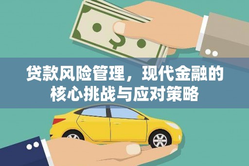 莫旗贷款风险管理，现代金融的核心挑战与应对策略