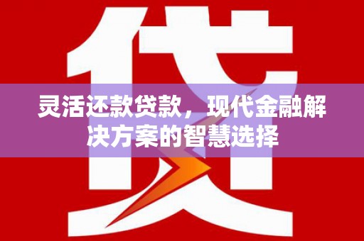 莫旗灵活还款贷款，现代金融解决方案的智慧选择