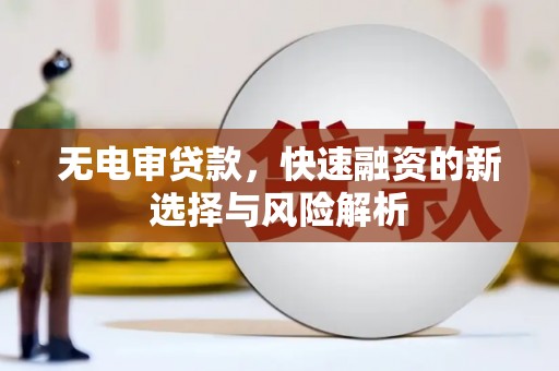 莫旗无电审贷款，快速融资的新选择与风险解析