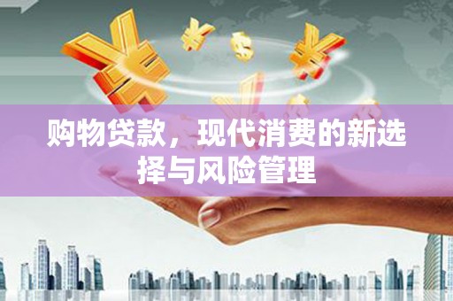 莫旗购物贷款，现代消费的新选择与风险管理