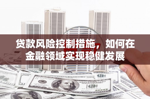 莫旗贷款风险控制措施，如何在金融领域实现稳健发展