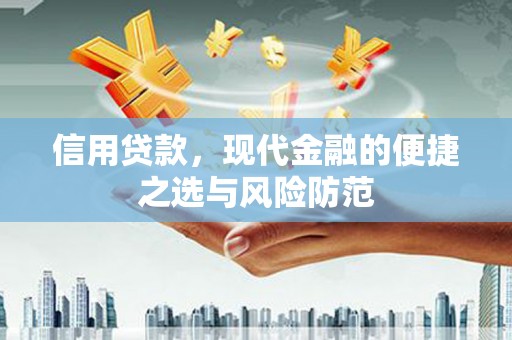 莫旗信用贷款，现代金融的便捷之选与风险防范