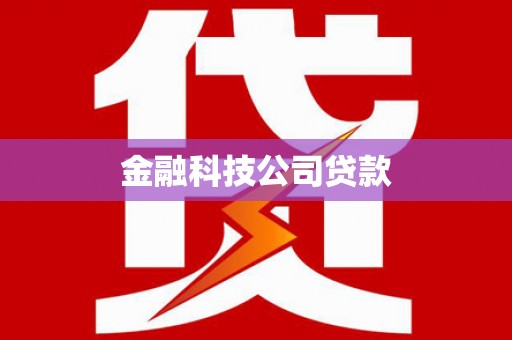 莫旗金融科技公司贷款