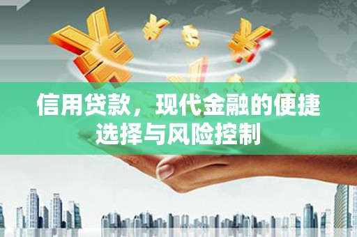 莫旗信用贷款，现代金融的便捷选择与风险控制