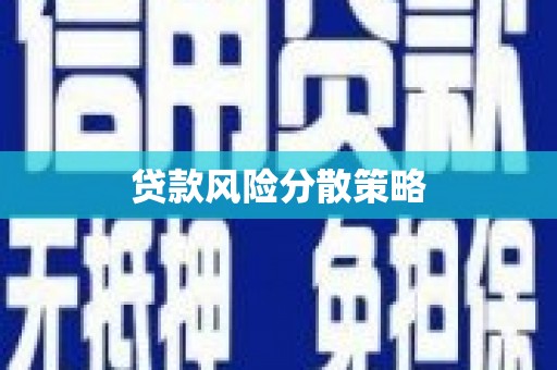 莫旗贷款风险分散策略