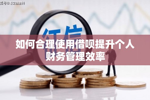 莫旗如何合理使用借呗提升个人财务管理效率