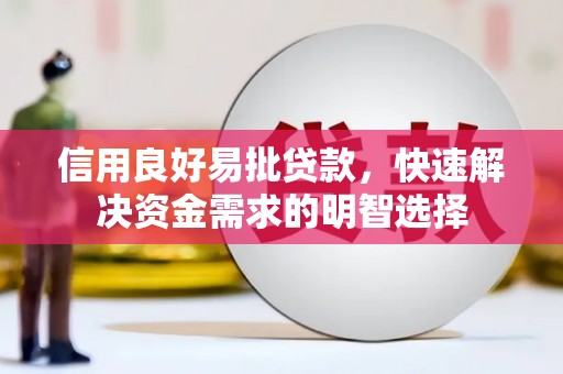 莫旗信用良好易批贷款，快速解决资金需求的明智选择