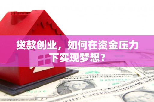 莫旗贷款创业，如何在资金压力下实现梦想？