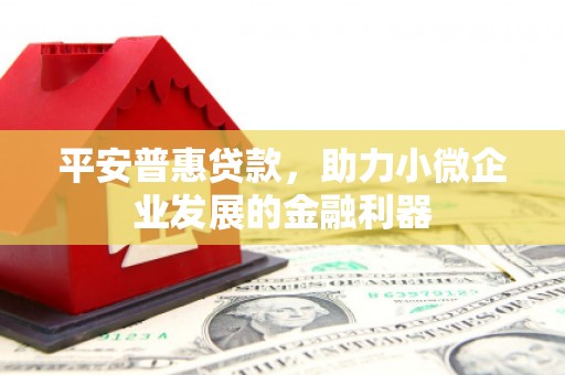 莫旗平安普惠贷款，助力小微企业发展的金融利器
