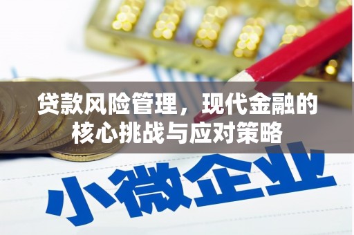 莫旗贷款风险管理，现代金融的核心挑战与应对策略