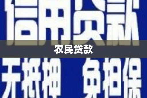 莫旗农民贷款
