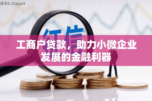 莫旗工商户贷款，助力小微企业发展的金融利器