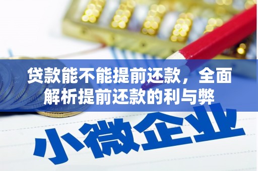莫旗贷款能不能提前还款，全面解析提前还款的利与弊