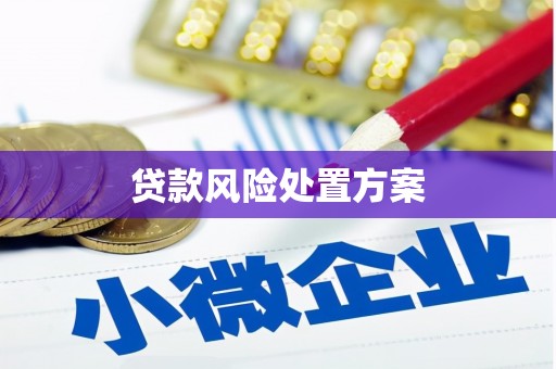 莫旗贷款风险处置方案